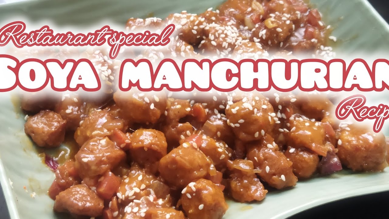 Perfect Soya Manchurian from scratch | Restaurant style Chinese at home