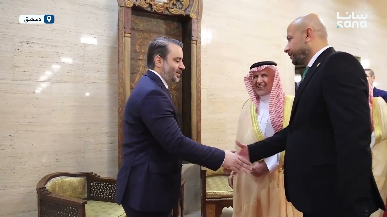 وزير الخارجية أسعد الشيباني يلتقي وفداً رفيع المستوى من السعودية