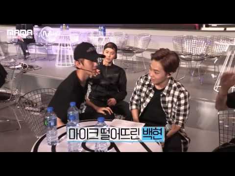 마이크 떨어뜨린 백현 대처법 "죄송합니다 수호입니다"