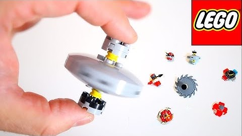 7 MINI Lego Fidget Spinner DIY! How to Make Small Hand Spinners! #legospinners