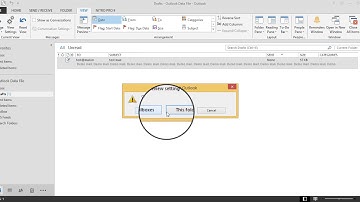 Outlook message preview setting