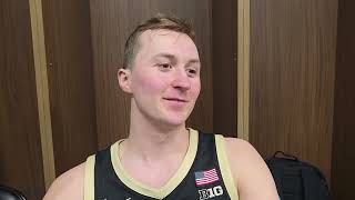 Purdue's Fletcher Loyer and Jack Benter Locker Room | Purdue Basketball vs UCLA Big Ten Tourney