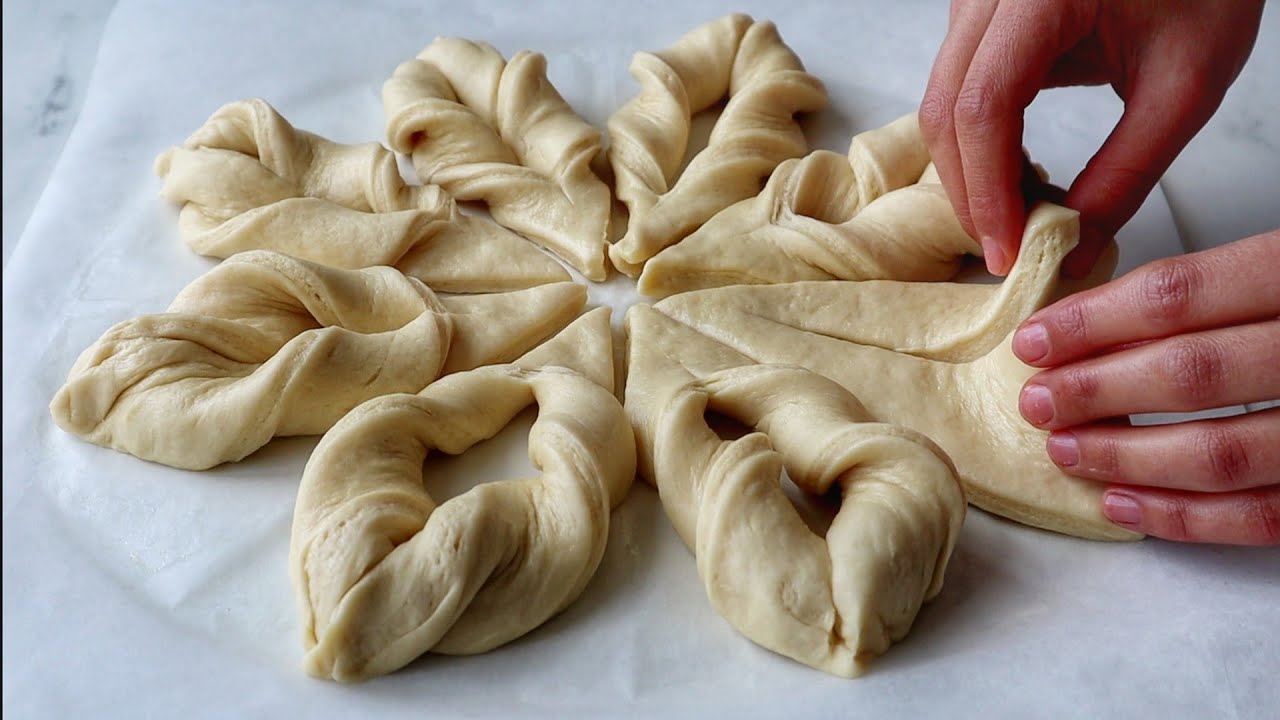 Kahvaltıya Bu Tarif Kaçmaz☑️ Hem Şekli Hem De Lezzeti Harika???? Çok Pratik Çok Lezzetli Çörek Tarifi????