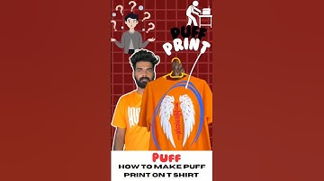how to puff print t shirts #puffprint #tshirtprinting #tshirt #yuotubeshorts