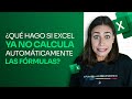 ¿Qué hacer cuando Excel no calcula las fórmulas?
