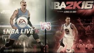 NBA  LIVE vs NBA 2k16