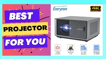 Everycom Full HD RD829 Projector 5G WiFi LED 4K Video Movie Smart Android 11.0 12000