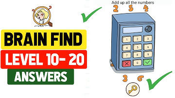 Brain Find:: Brain Find Level 10 to 20 Walkthrough