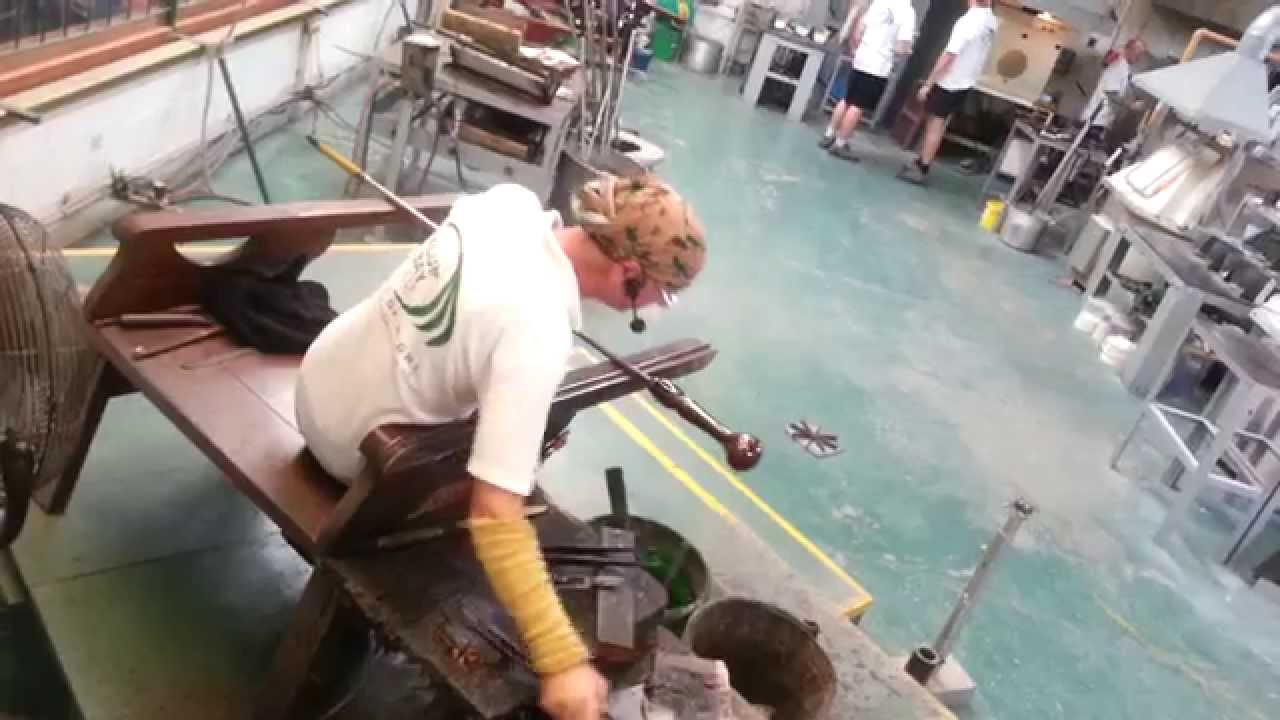Isle of wight Glass factory YouTube