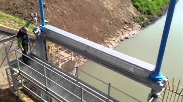 Portable Actuator APS140N solving an emergency on AUMA SA16 (Attuatore Portatile)