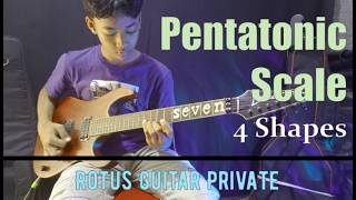 4 Shapes Pentatonic Scale - Kenzy - Rotus Guitar Private