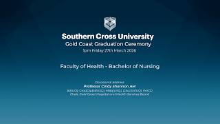 Gold Coast Graduation Ceremony 1pm 27th March 2026