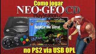 Como jogar Neo Geo CD no PS2 via USB OPL