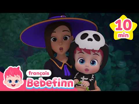 Les Meilleures Chansons d’Halloween 🎃 | +Comptines | Bebefinn français 👶 Chansons pour Enfants