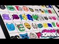 DIBUJO 50 ÍCONOS DE SALUD DE FRIDAY NIGHT FUNKIN | PARTE #1 | drawing 50 healt icons from fnf | RETO