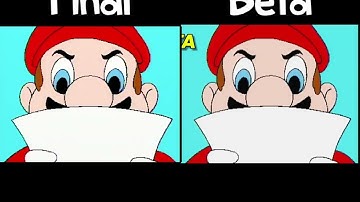 Hotel Mario Intro Beta vs Final Comparison