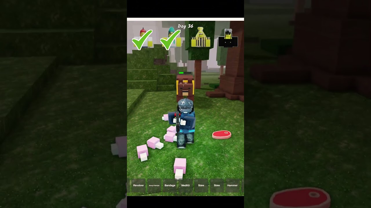 Save all kids with shotgun 🔥99 nights in the forest 