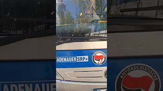 Adenauer SRP am ersten Mai 2026 im Grunewald nähe Johannaplatz gesichtet. #ErsterMai #ErsterMai2026