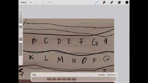 Stranger Things Short Animation in Procreate by Kepo Studio