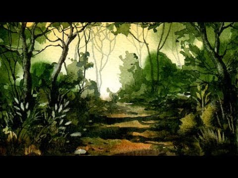 Woodland Watercolour Painting Demonstration