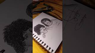 1000 subs se Diamond Play Button tak 💎❤️Portrait of Aayu & Pihu Show ✍️#shorts #art #aayuandpihushow