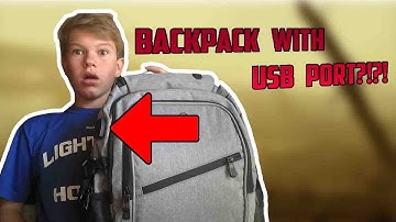 BACKPACK WITH A USB PORT?!?!