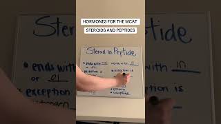 Steroid and Peptide hormones for the MCAT