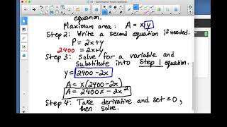 Optimization Notes Video 1