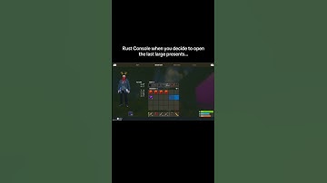 Rust Cosole I opened the last large presents…#shorts #rust #rustconsole