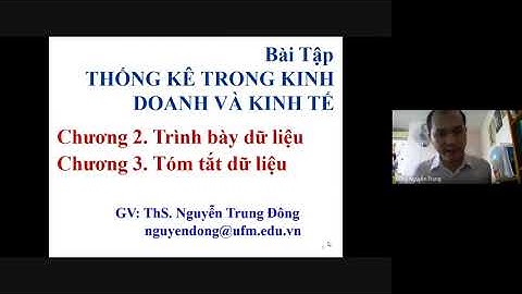 Bài tập chương 3 tổng hợp thống kê năm 2024