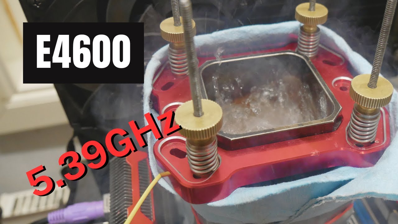 I Revisited Intel Core 2 Duo E4600 - Overclock to Almost 5.4GHz on