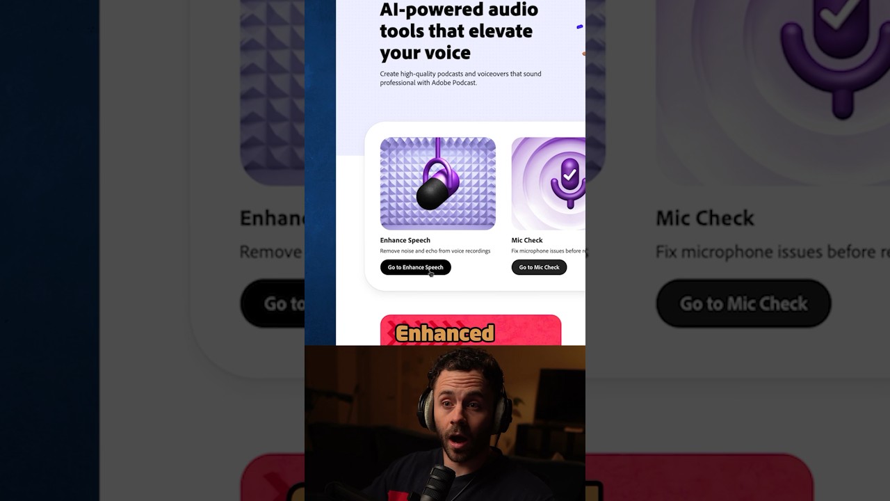 Adobe Enhanced Speech in Premiere Pro