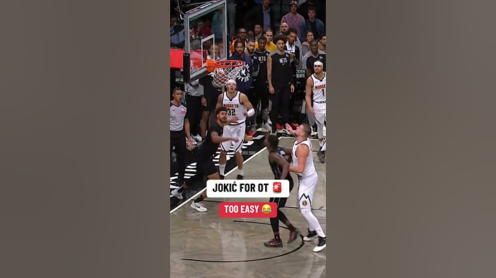 Jokic for OT and Triple Double 29 PTS, 18 REB, 16 AST 🥶 #nikolajokic