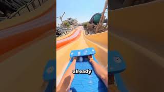 A Unique Water Slide Race