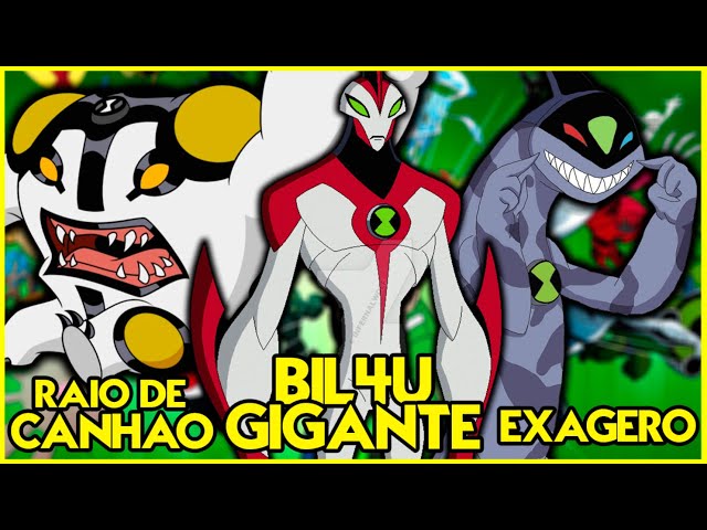 TODOS OS ALIENS DE BEN 10 QUE TIVERAM MAIS DE UM NOME!!! 