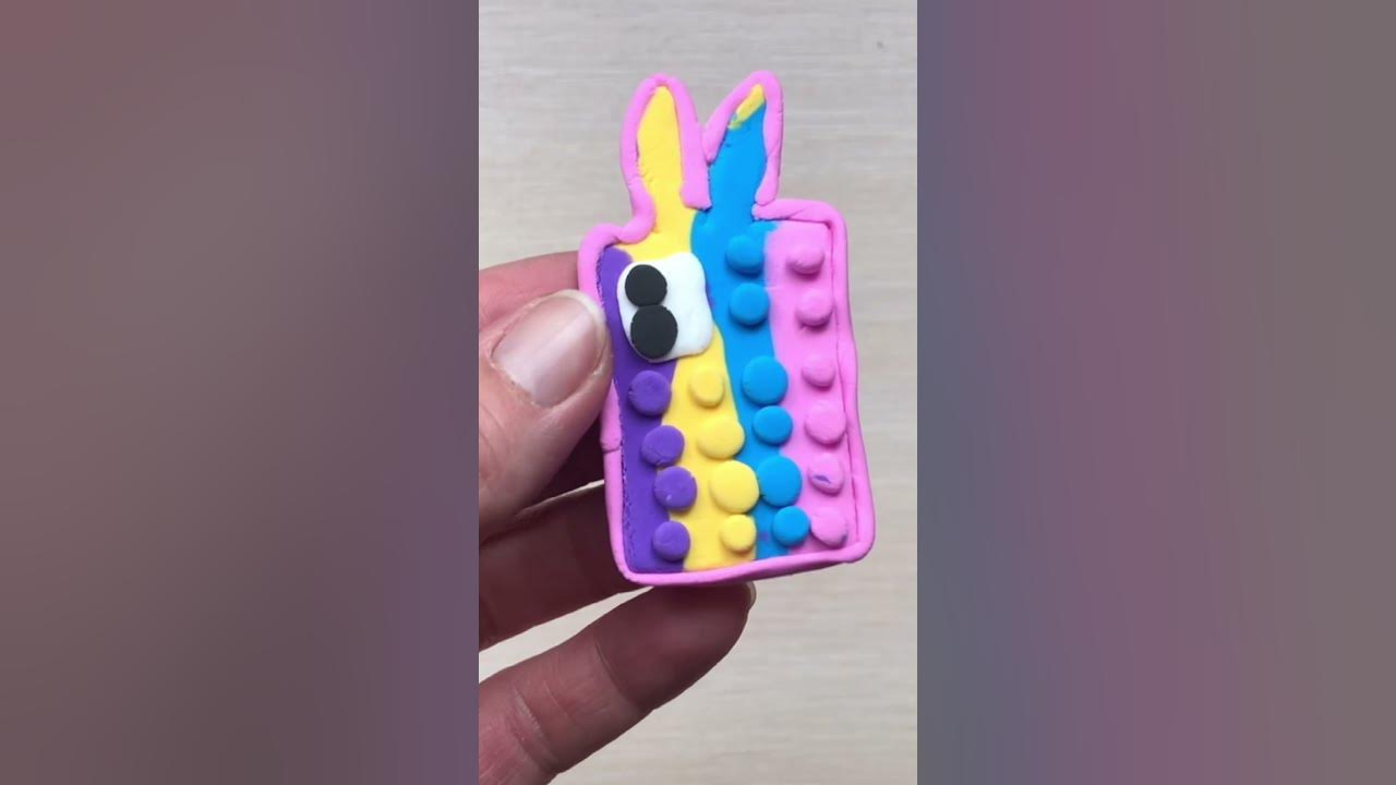 Поп ит самоделка Антистресс Pop it игрушка Пупырка своими руками Как сделать Поп ит Diy Pop it fi