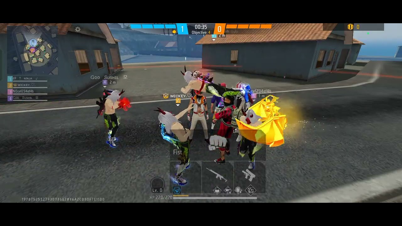 Free fire 4vs4 teamp