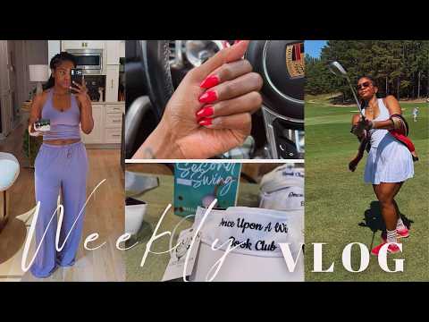VLOG || packing for Essence Fest, one CHIC bookclub, lounging by the pool, summer nail color