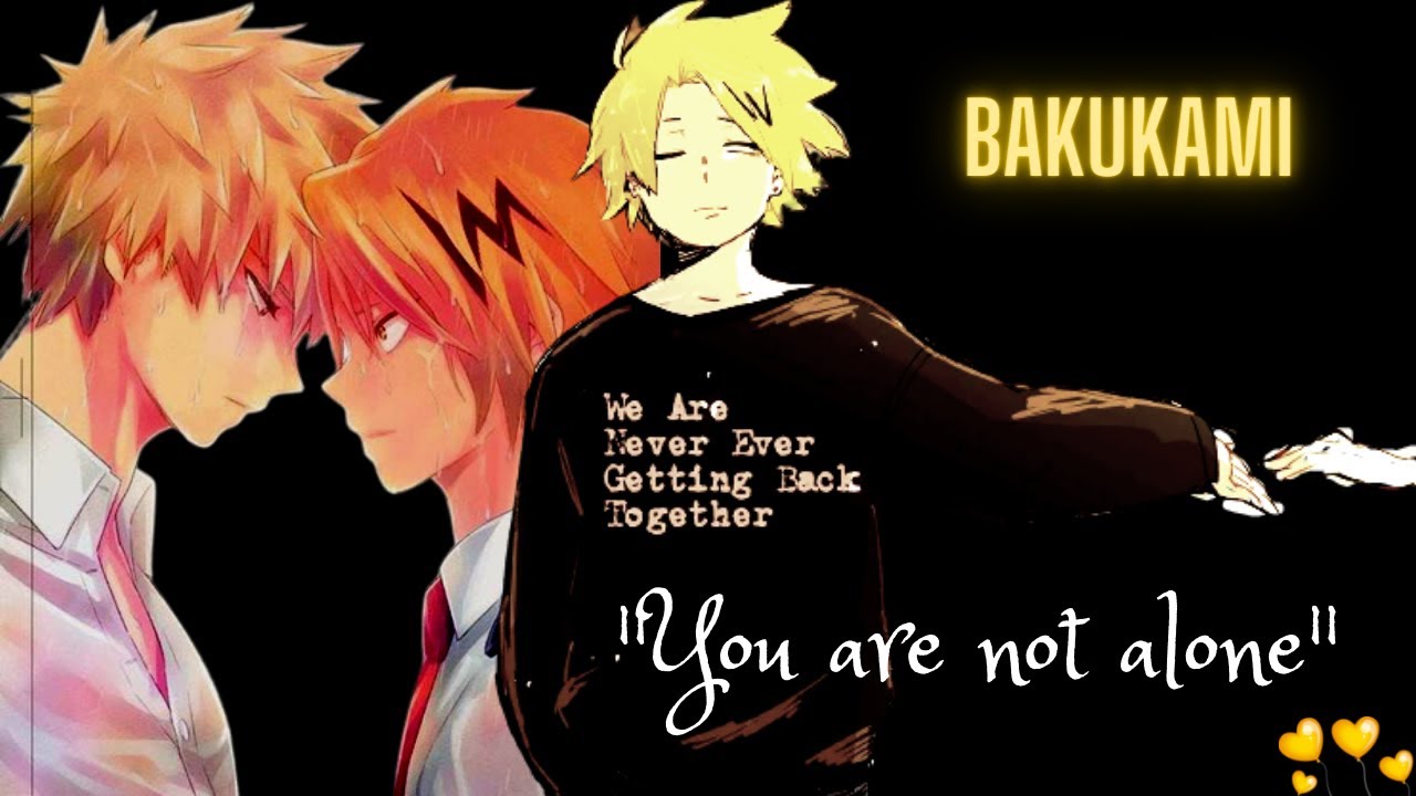 "You are not alone" | BakuKami | One~Shot | Bakugou x Denki | MHA Texting Story