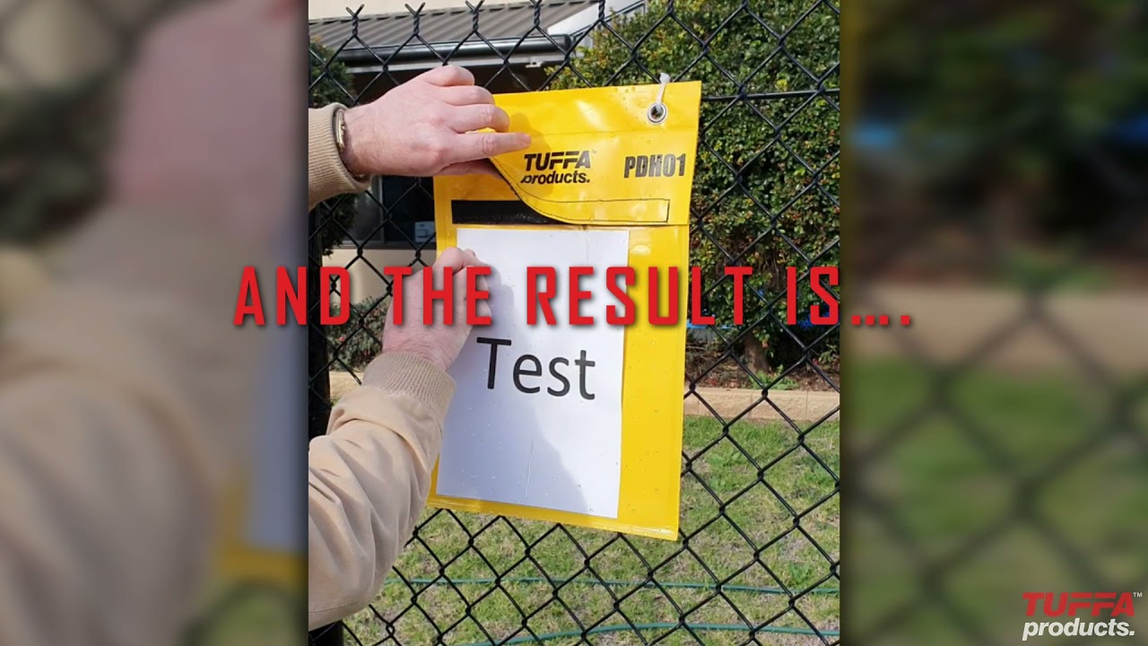 How Weatherproof is TUFFA's Permit Holder?