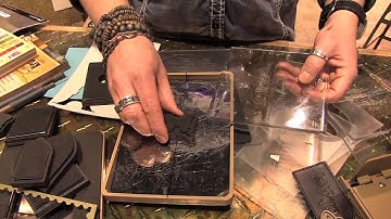 Scrap Time - CHA Winter 2013 - Tim Holtz at Sizzix - The Dimensional Cutting Pad