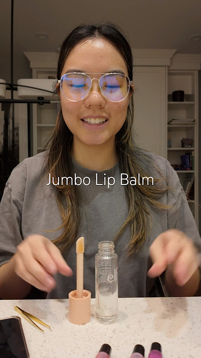 I got influenced by tiktok… 💄#elfhaloglow #jumbolipbalm #TikTok