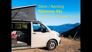 Installing Fiamma F45S awning on California Beach 6.1