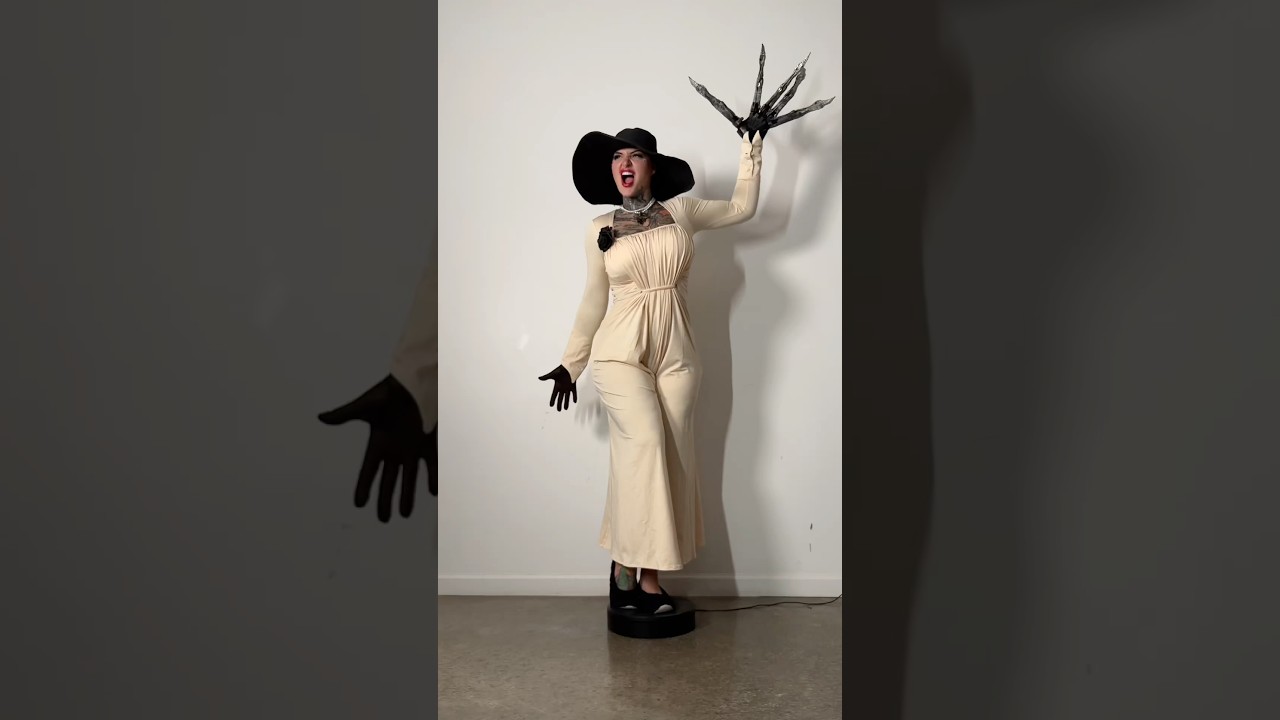 Lady Dimitrescu tried microwave edit #ladydimitrescu #microwaveedit