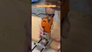 Keyhole slots made simple