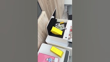 OMG, behind the roller shutter door actually is...😮 #biometric #homesecurity #safe #gunsafety