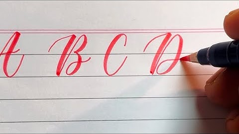 Brush Pen Calligraphy For Beginners