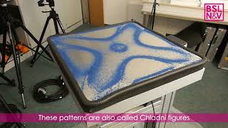 Chladni Plate: Visualize #Sound and #Vibration with sand