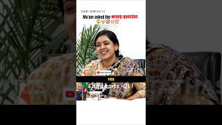 Ma'am asked the wrong question 😱🤯//upsc mock interview//upsc motivation #shorts #upsc #ias #ipl