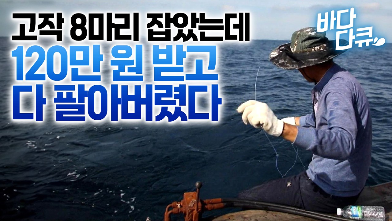 항구에 내리니 사람들이 줄을 섰다, 8마리 순식간에 다 팔려버리고 하루 일당 120만 원 챙겨 떠나는 선장님/ 